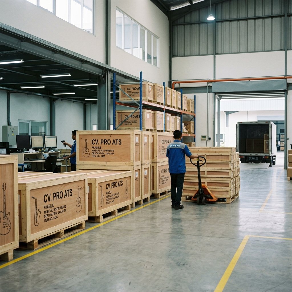 Distribusi & Ekspor Produk Alat Musik